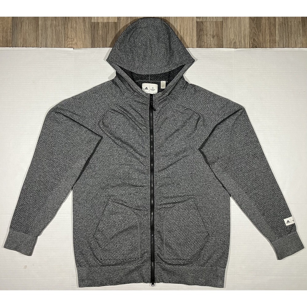 Adidas Reigning Champ Primeknit Hoodie Mens XL Full Zip Knit Athletic Jacket